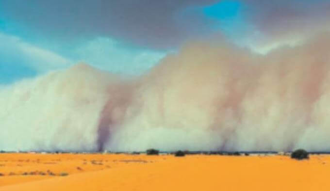 El polvo del Sahara seguirá esta semana